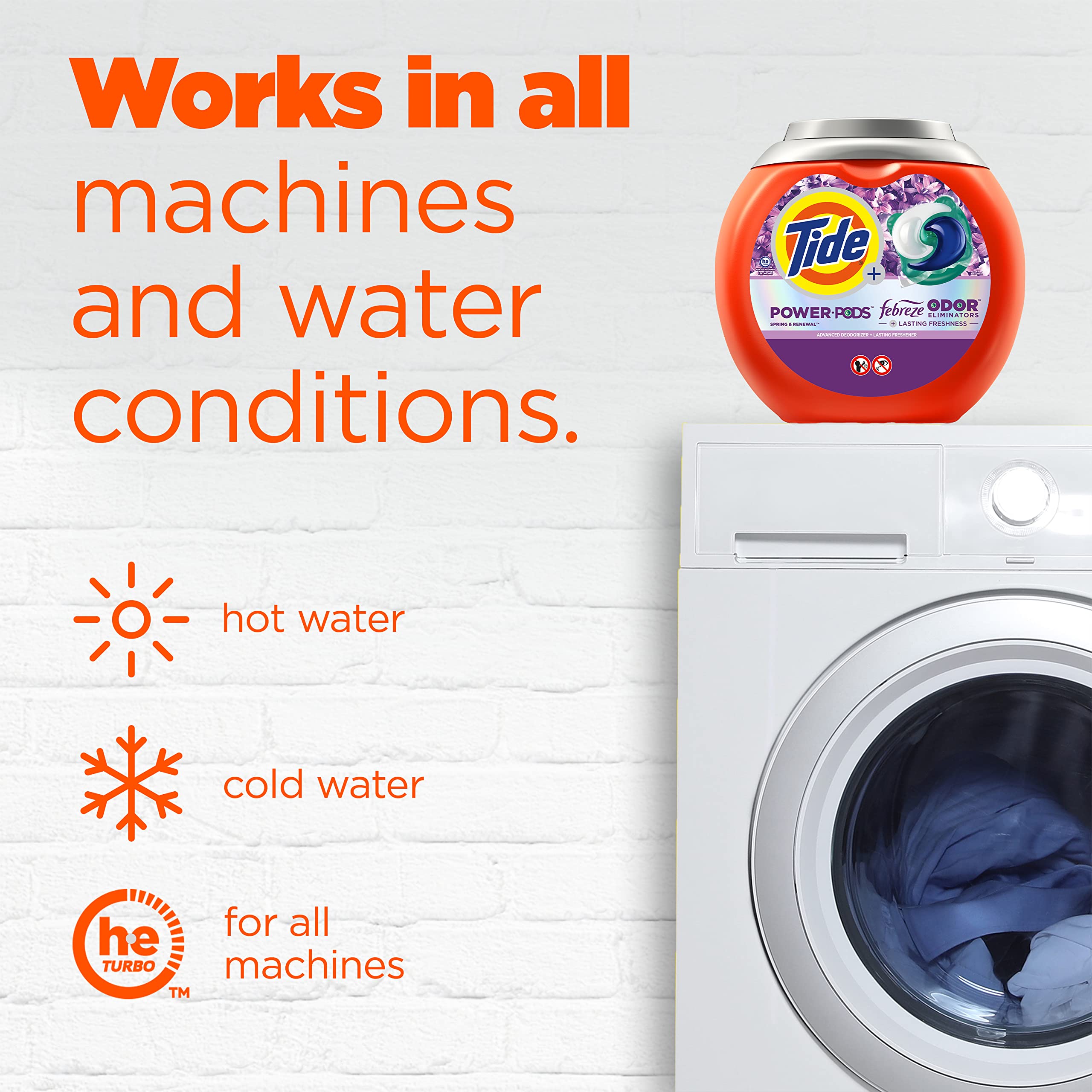 1036-tide-power-pods-with-febreze-laundry-detergent-pacs-45-count-spring-renewal-scent-all-day-freshness-7.jpg Tide Power Pods with Febreze Laundry Detergent Pacs, 45 Count, Spring & Renewal Scent, All-Day Freshness