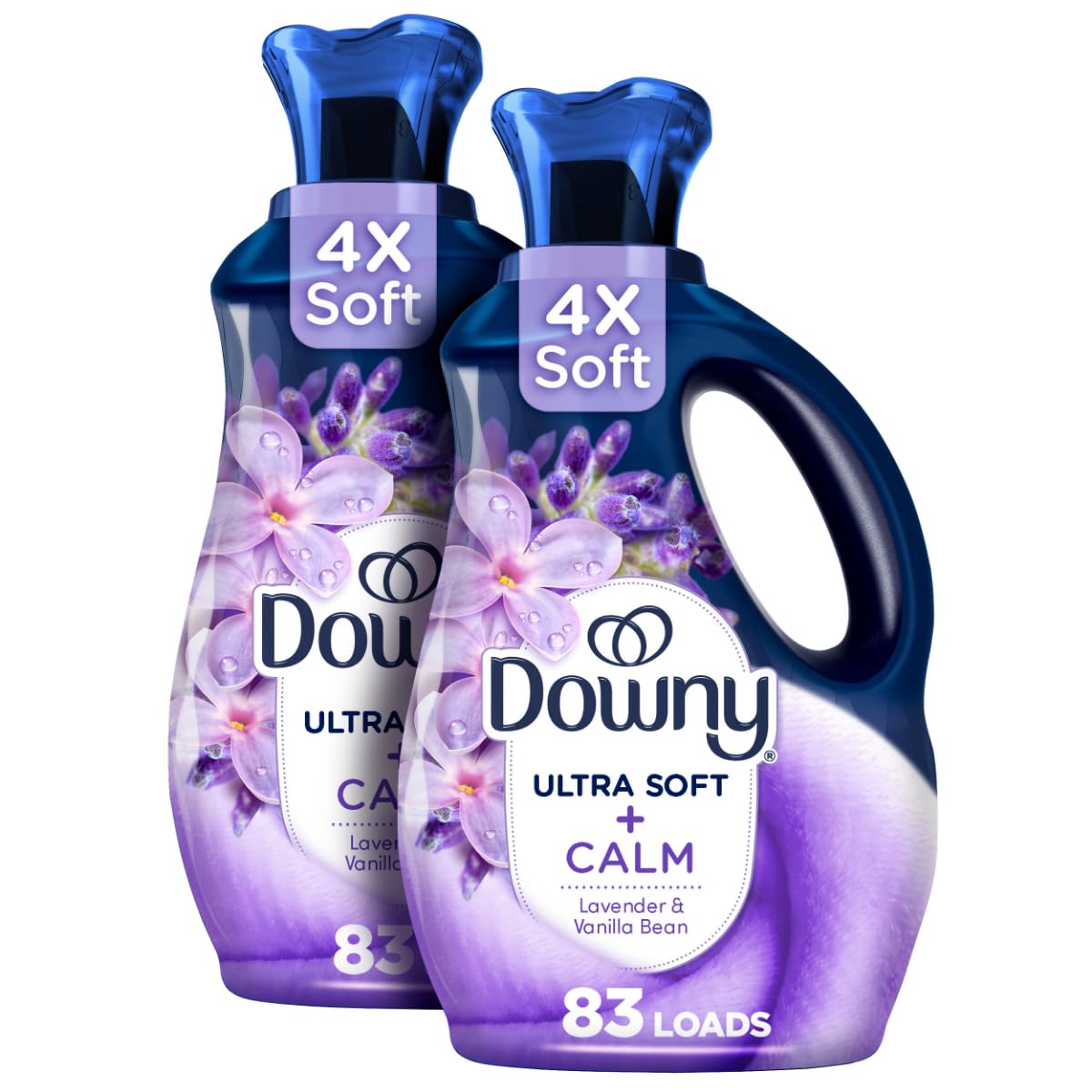 Downy Infusions Laundry Fabric Softener Liquid, CALM, Soothing Lavender and Vanilla Bean, 56 fl oz