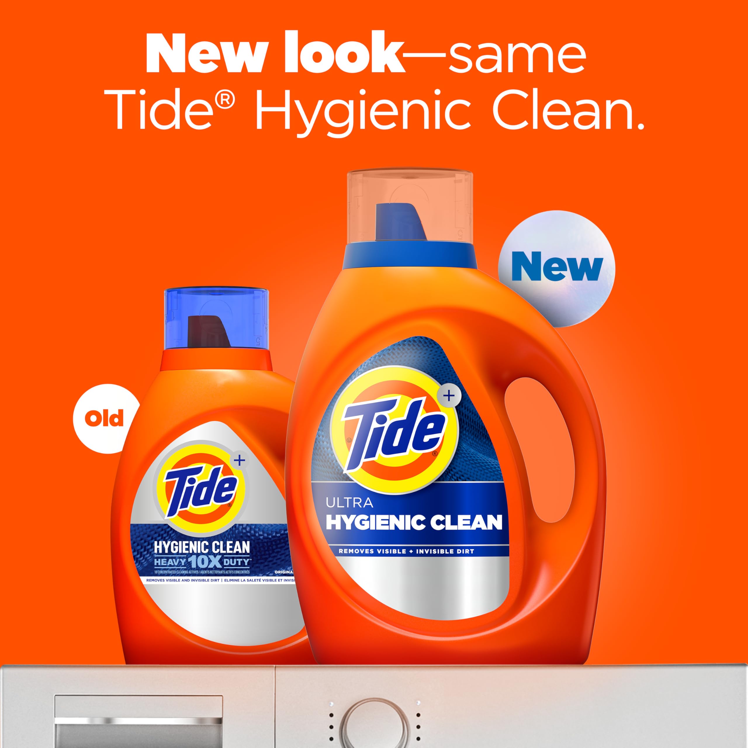 Tide Hygienic Clean Heavy 10x Duty Liquid Laundry Detergent, Original Scent, 149 fl oz, 106 Loads, HE Compatible